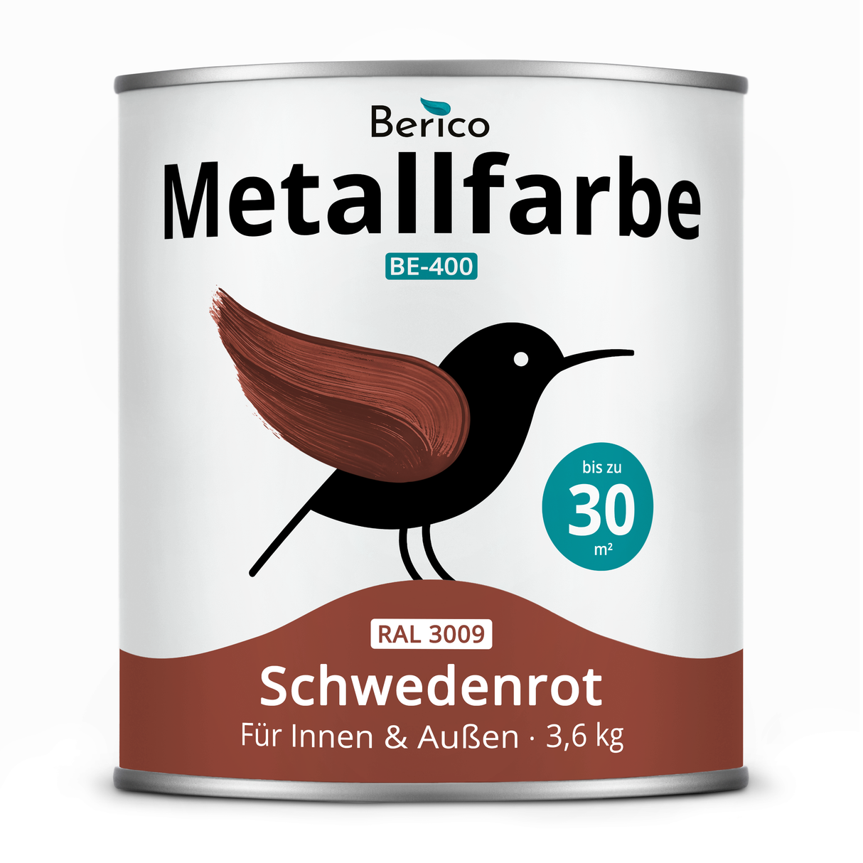 BERICO Metallfarbe: geruchsarmer und stark haftender 4-in-1 Lack