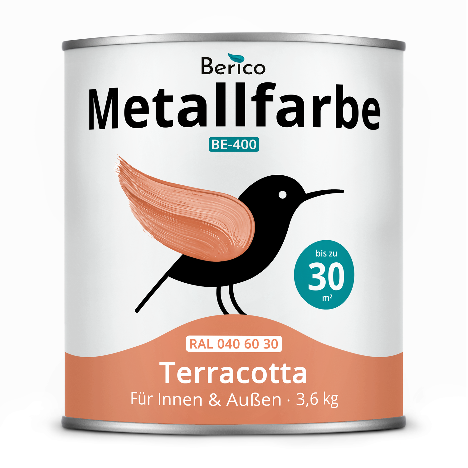 BERICO Metallfarbe: geruchsarmer und stark haftender 4-in-1 Lack