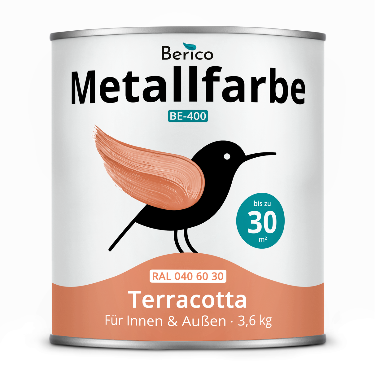 BERICO Metallfarbe: geruchsarmer und stark haftender 4-in-1 Lack