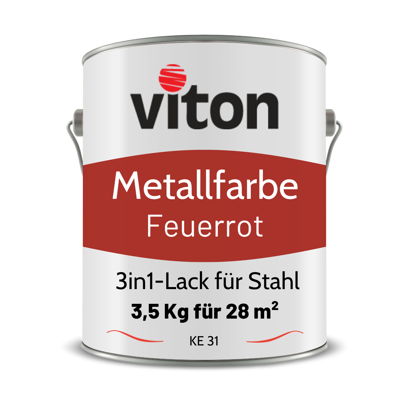 VITON Metallfarbe KE31: 3-in-1 inkl. Rostschutz & Grundierung