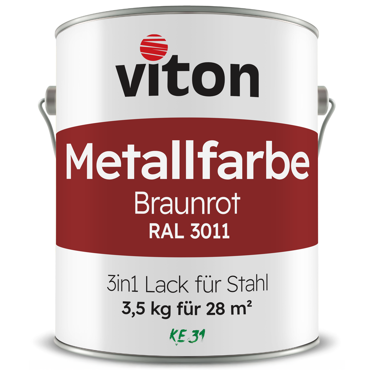 VITON Metallfarbe KE31: 3-in-1 inkl. Rostschutz & Grundierung