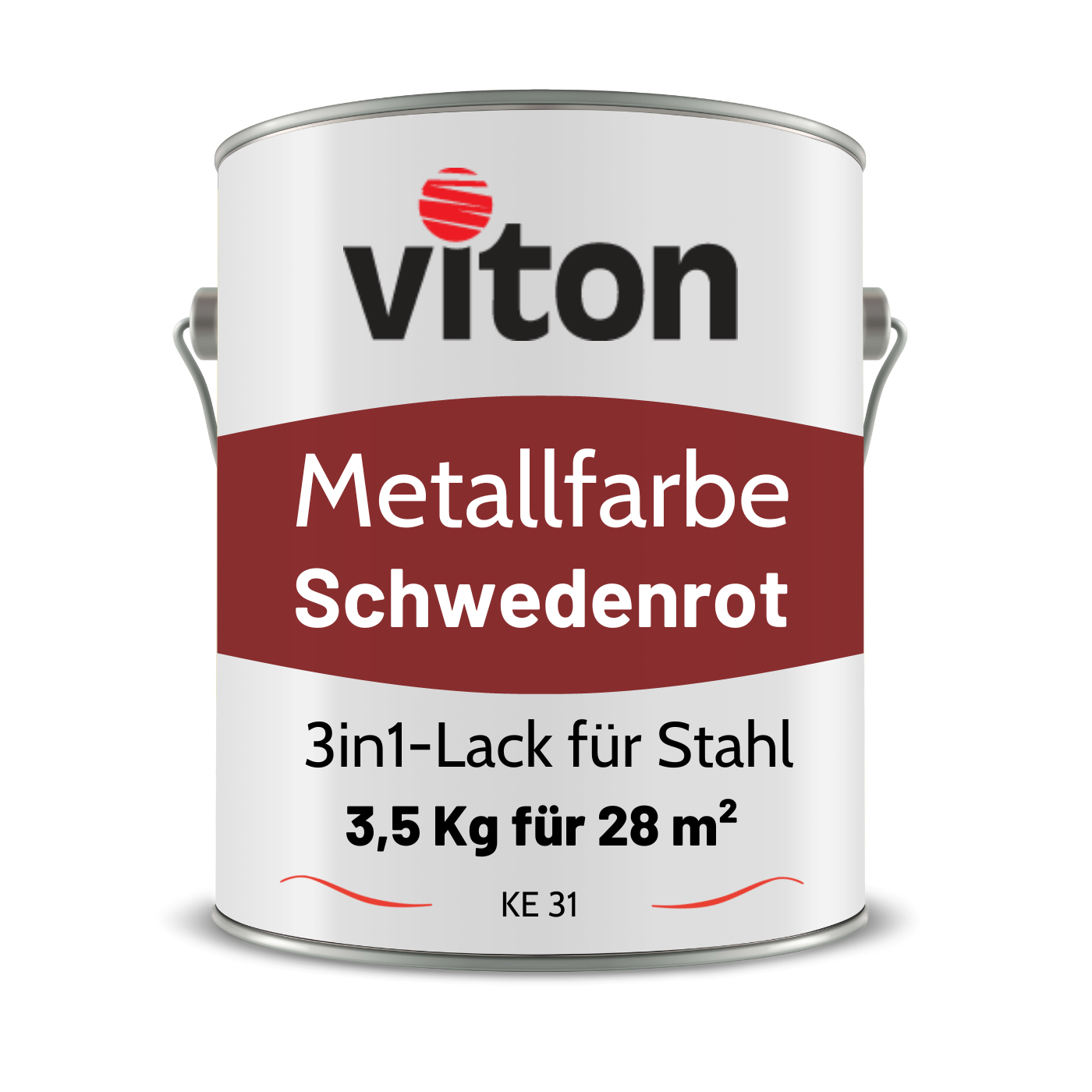VITON Metallfarbe KE31: 3-in-1 inkl. Rostschutz & Grundierung