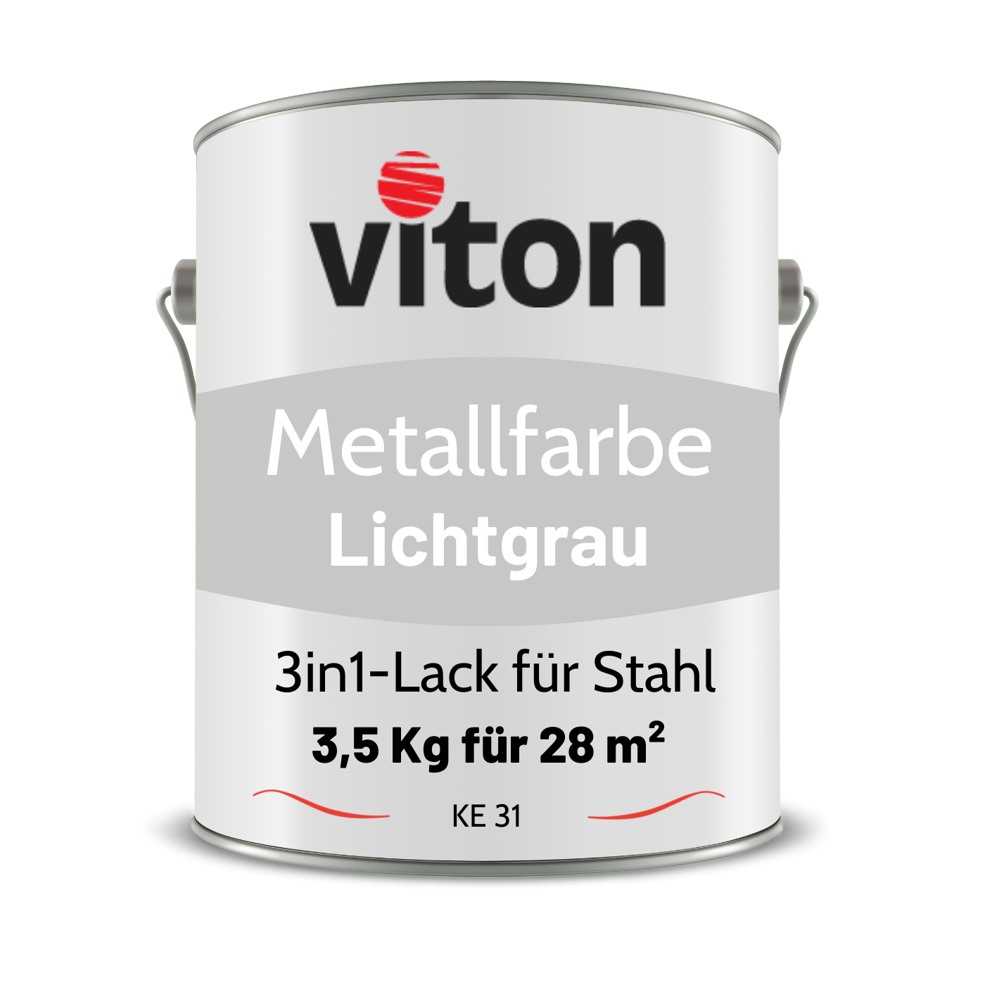 VITON Metallfarbe KE31: 3-in-1 inkl. Rostschutz & Grundierung