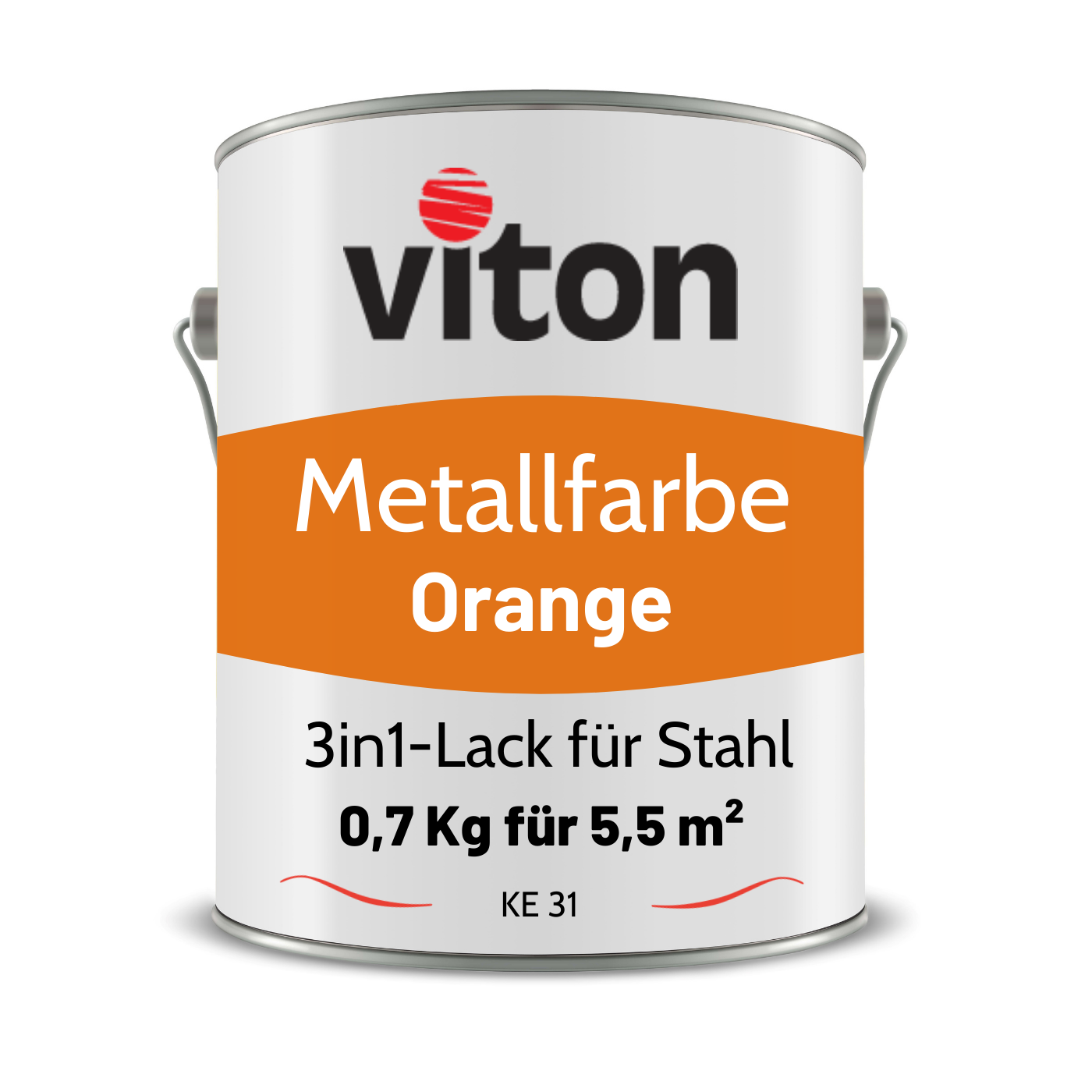 VITON Metallfarbe KE31: 3-in-1 inkl. Rostschutz & Grundierung