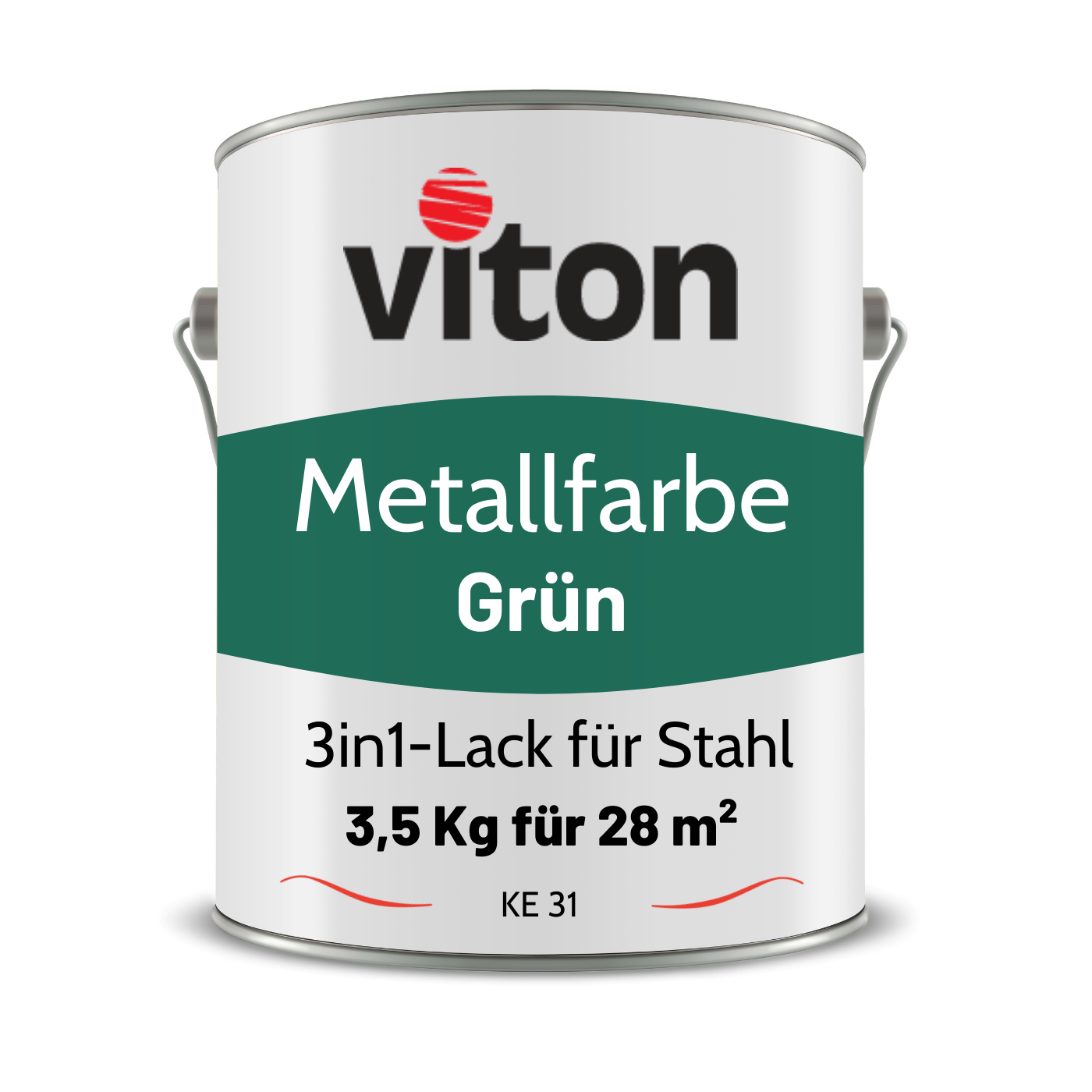 VITON Metallfarbe KE31: 3-in-1 inkl. Rostschutz & Grundierung