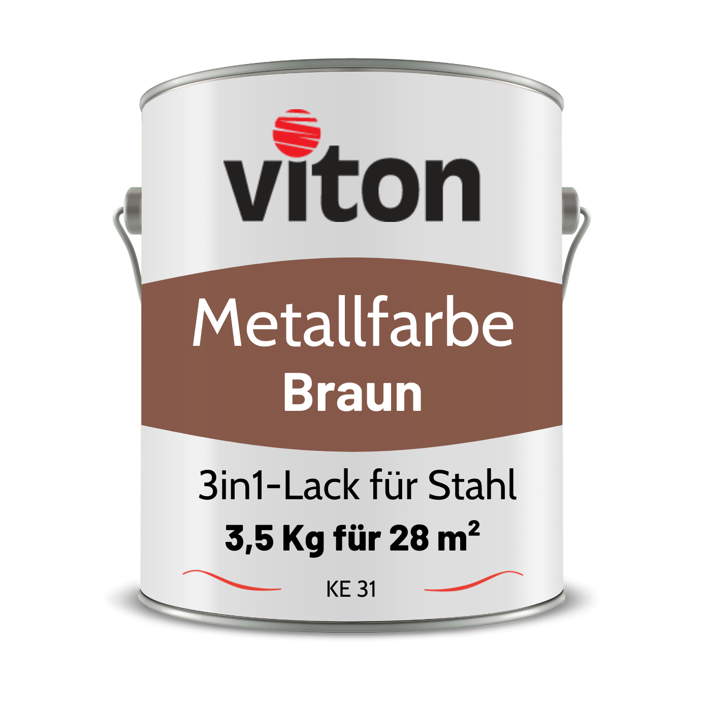 VITON Metallfarbe KE31: 3-in-1 inkl. Rostschutz & Grundierung