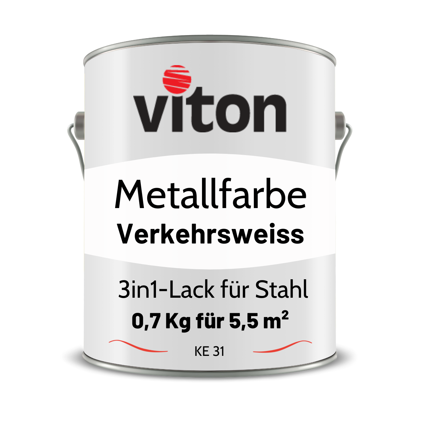 VITON Metallfarbe KE31: 3-in-1 inkl. Rostschutz & Grundierung