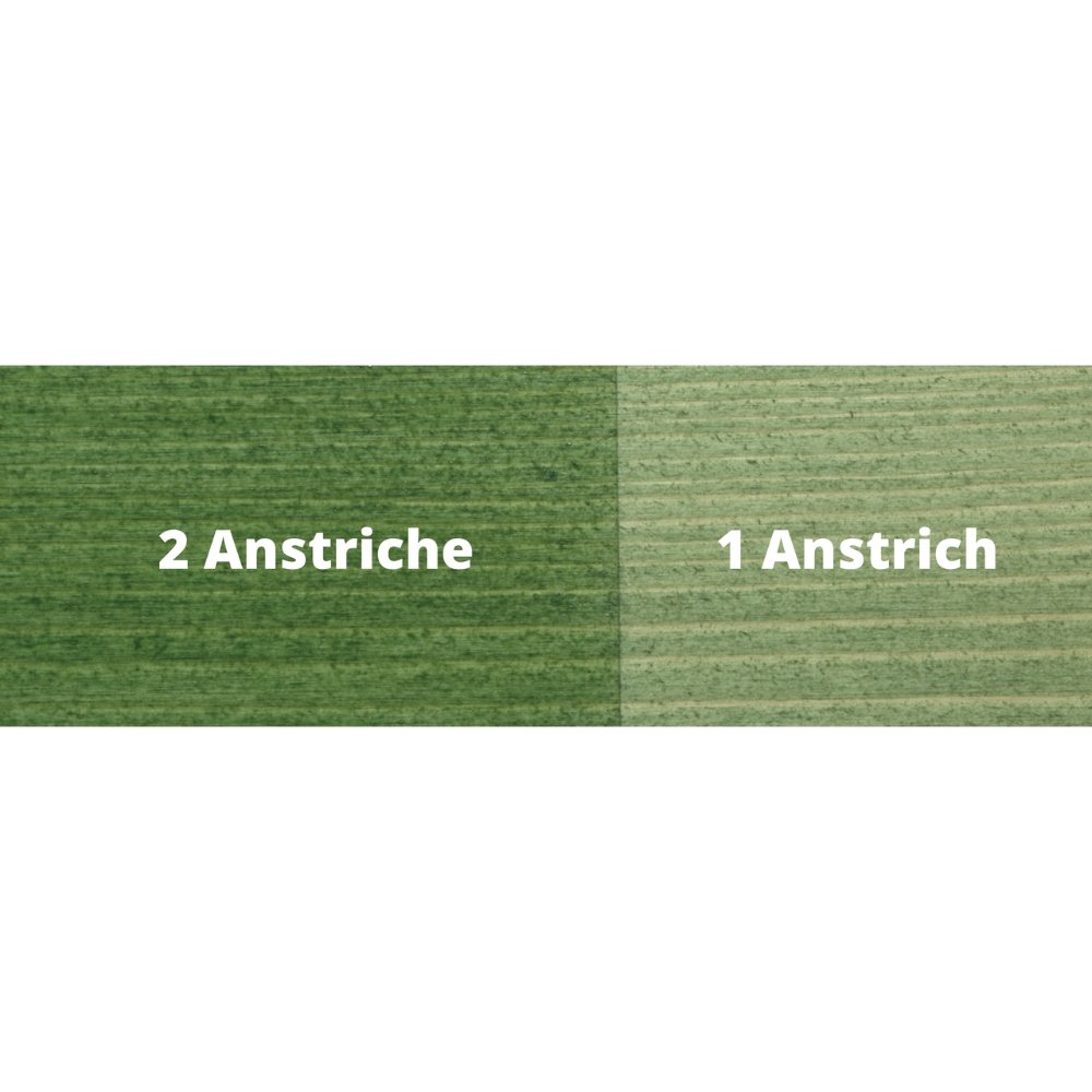 BELINKA Holzlasur: Premium Holzanstrich für Innen und Außen - Grün 0.75 Liter - Berico Farben