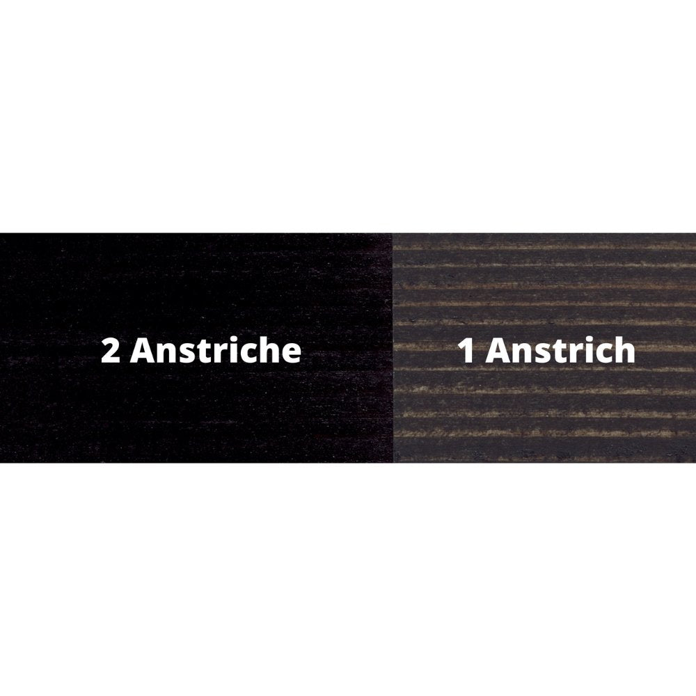 BELINKA Holzlasur: Premium Holzanstrich für Innen und Außen - Schwarz 0.75 Liter - Berico Farben
