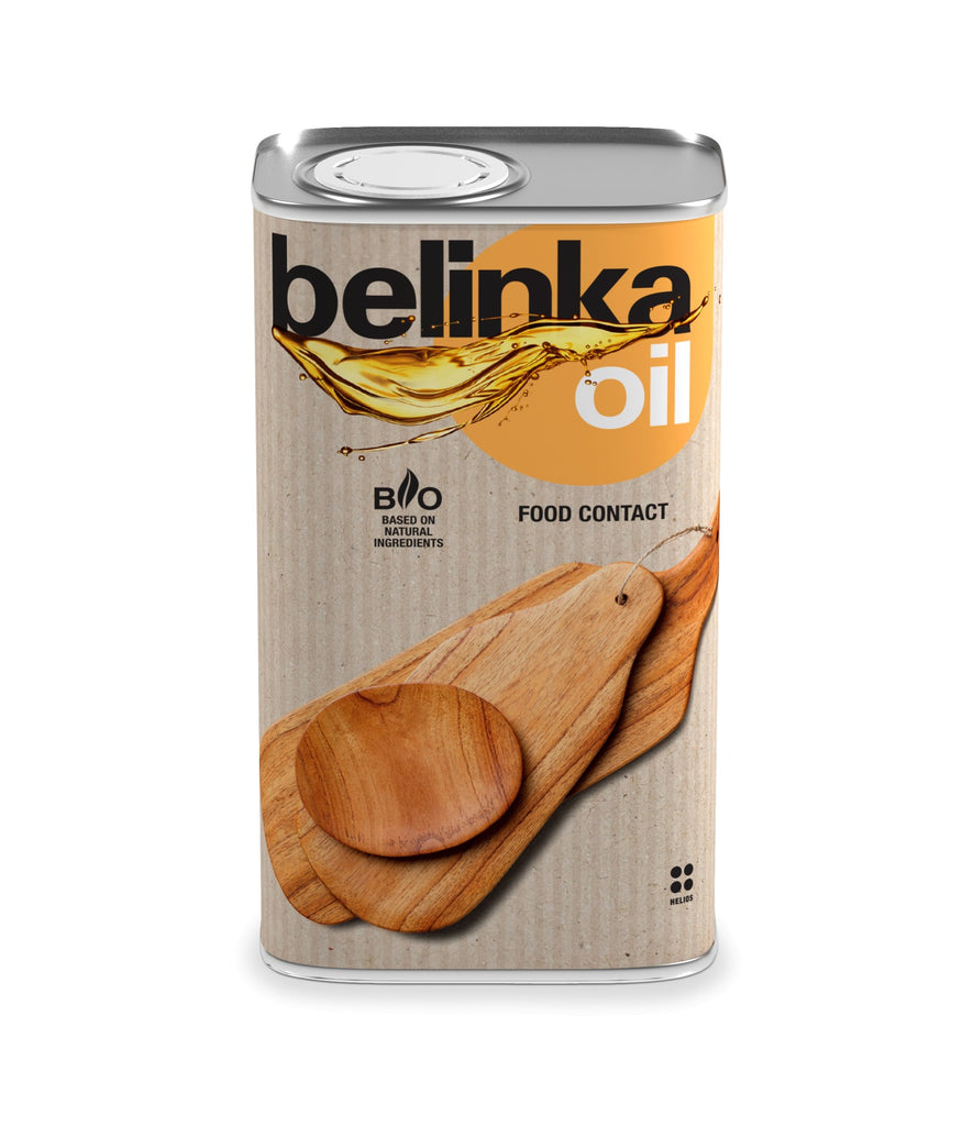 BELINKA Holzöl für Lebensmittelkontakt – Pflanzlich/Vegan - Lebensmittelecht - 0.5 Liter - Berico Farben