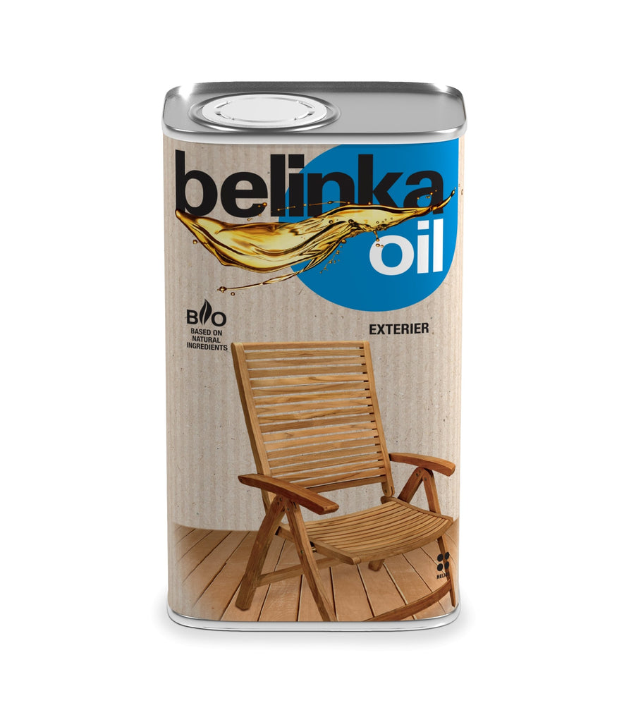 BELINKA Holzpflegeöl für Außen - mit starkem UV- und Wetterschutz - 0.5 Liter - Berico Farben