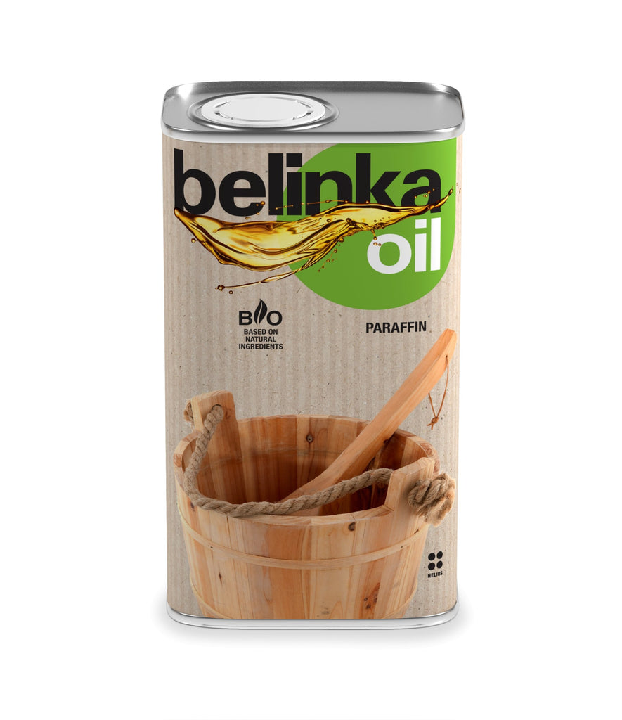 BELINKA Sauna-Holzöl: Paraffinöl zum Schutz von Saunaholz - 0.5 Liter - Berico Farben