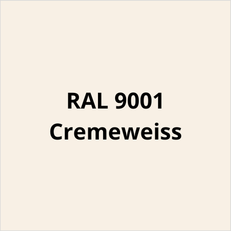 GRUNDMANN Premium Weisslack: Für Fenster, Türen und Möbel - 0.7 Kg RAL 9001 – Cremeweiss - Berico Farben