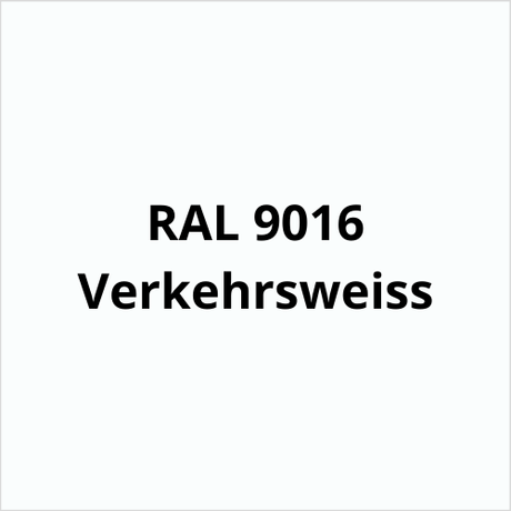 GRUNDMANN Premium Weisslack: Für Fenster, Türen und Möbel - 0.7 Kg RAL 9016 – Verkehrsweiss: Modernes, helles Weiss - Berico Farben