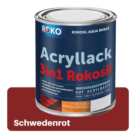 ROKO Acryllack & Buntlack: Der Multifunktionslack - 0.7 Kg Weiss - Berico Farben