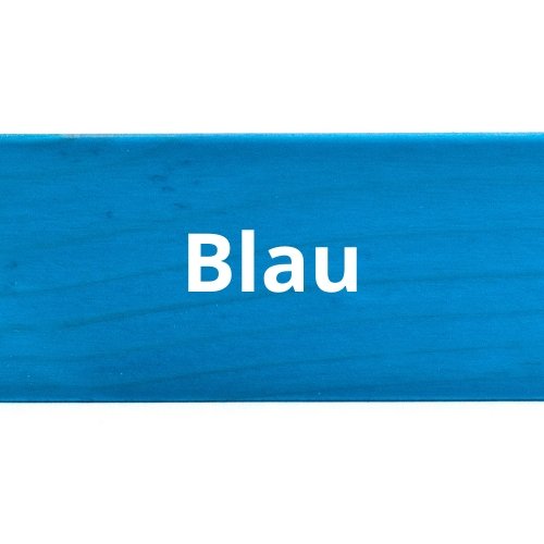 ROKO Holzlasur - Premium Lasur für Innen und Außen - Dauerhafter Wetter- und UV-Schutz - Blau 0.75 Liter - Berico Farben
