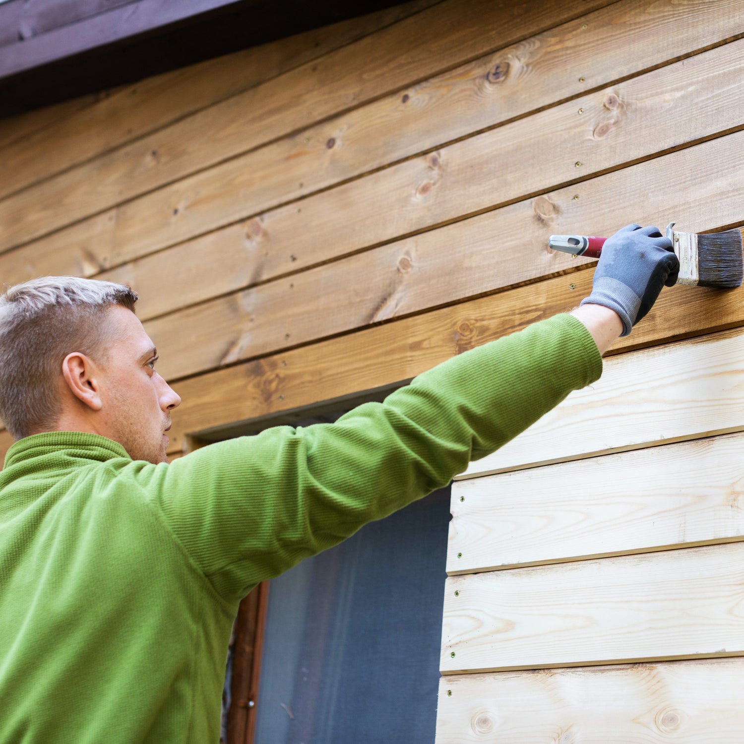ROKO Holzlasur - Premium Lasur für Innen und Außen - Dauerhafter Wetter- und UV-Schutz - Blau 0.75 Liter - Berico Farben