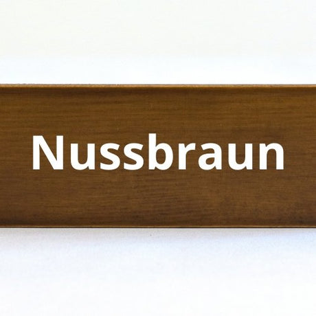 ROKO Holzlasur - Premium Lasur für Innen und Außen - Dauerhafter Wetter- und UV-Schutz - Nussbraun 0.75 Liter - Berico Farben