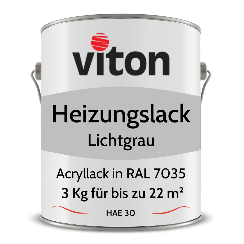 VITON Heizkörperlack - Hitzebeständig und Vergilbungsfrei - RAL 9001 – Cremeweiss 0.7 kg - Berico Farben