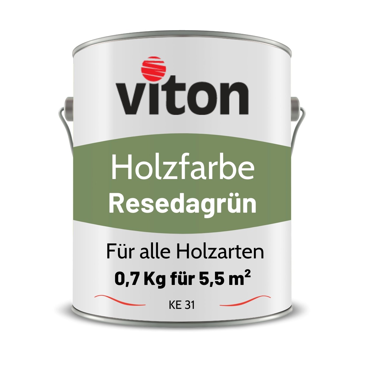 VITON Holzfarbe & Wetterschutzfarbe für Außen - 3in1 Grundierung & Deckfarbe - RAL 1015 - Hellelfenbein 3.5 Kg - Berico Farben
