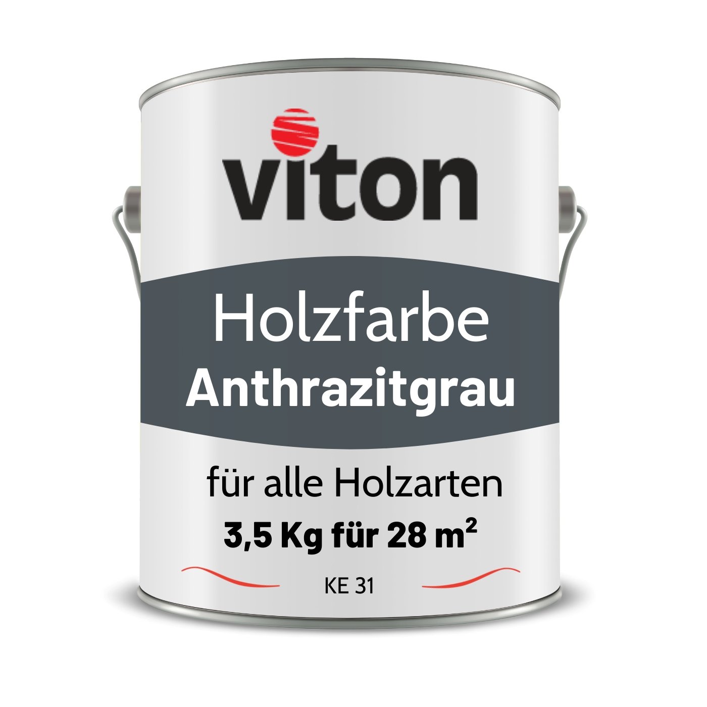 VITON Holzfarbe & Wetterschutzfarbe für Außen - 3in1 Grundierung & Deckfarbe - RAL 1015 - Hellelfenbein 3.5 Kg - Berico Farben