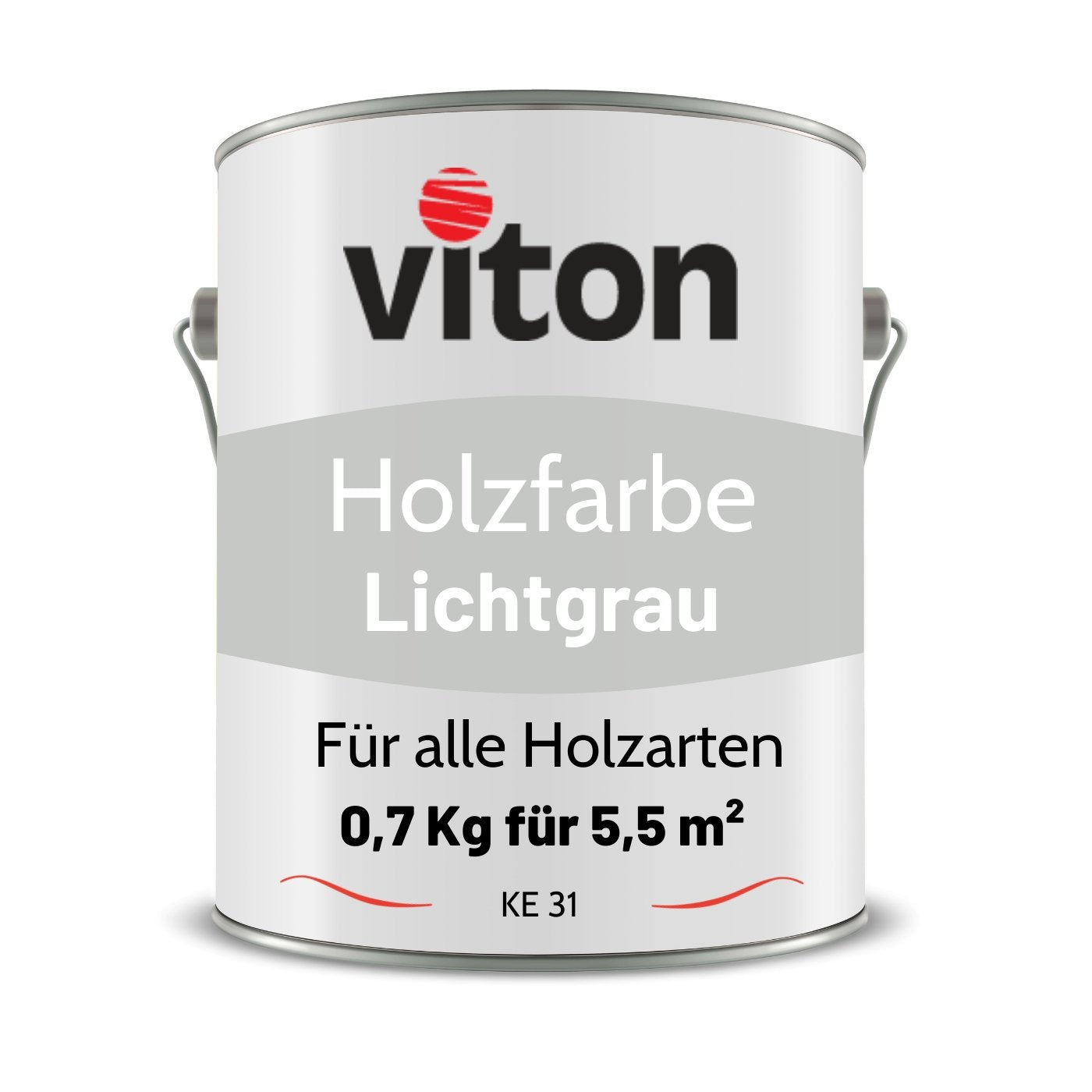VITON Holzfarbe & Wetterschutzfarbe für Außen - 3in1 Grundierung & Deckfarbe - RAL 1015 - Hellelfenbein 3.5 Kg - Berico Farben