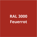 VITON Holzfarbe & Wetterschutzfarbe für Außen - 3in1 Grundierung & Deckfarbe - RAL 3000 - Feuerrot 3.5 Kg - Berico Farben