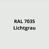 VITON Holzfarbe & Wetterschutzfarbe für Außen - 3in1 Grundierung & Deckfarbe - RAL 7035 - Lichtgrau 3.5 Kg - Berico Farben