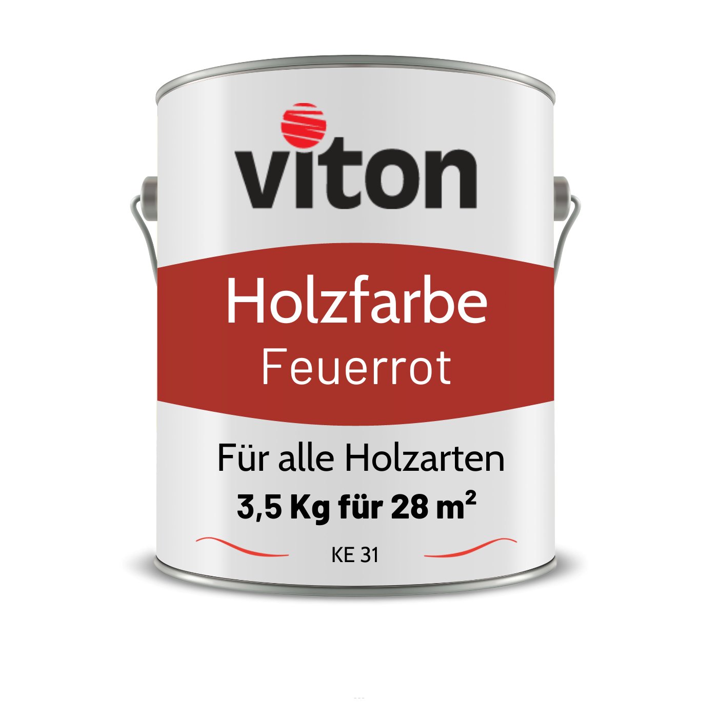 VITON Holzfarbe & Wetterschutzfarbe für Außen - 3in1 Grundierung & Deckfarbe - RAL 9006 - Silbergrau 3.5 Kg - Berico Farben